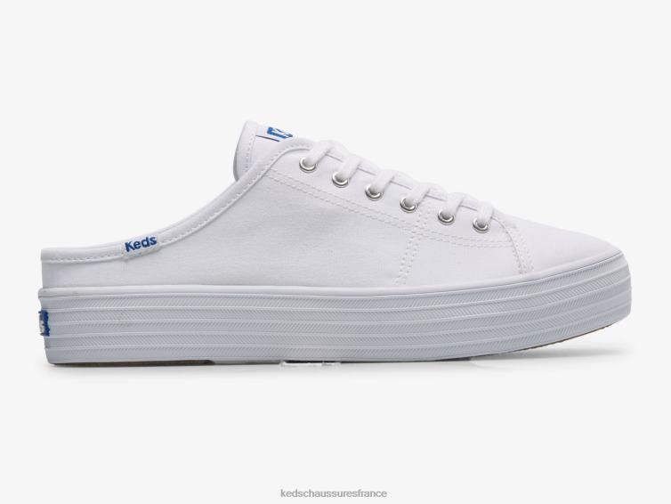 sneaker a enfiler en toile mule triple kick blanc 48L6N48 Keds femmes 48L6N48 Des offres irresistibles Keds Chaussures France Des prix imbattables sur les chaussures keds france
